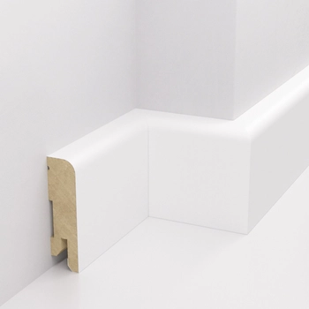 Listwa przypodłogowa MDF lakierowana biała FOGE LB1 - 6cm