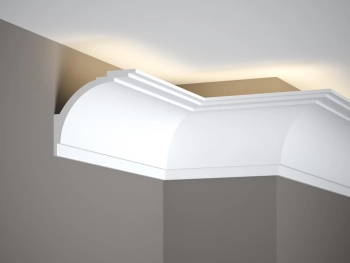 Listwa przysufitowa oświetleniowa MD105 biała wym. 200 x 12 x 10.8 cm
