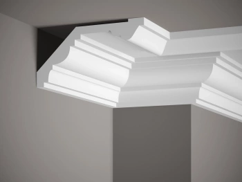 Biała Listwa Przysufitowa ProFoam MDB121 o wymiarach 200 x 22.4 x 11.6 cm