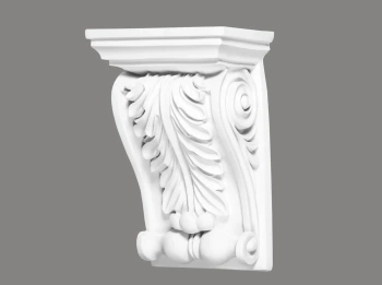 Wspornik Dekoracyjny ProFoam C8031, Biały, Wymiary 15.6 x 12 x 24.2 cm