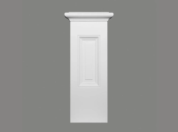 Podstawa pilastra D3003, kolor biały, wymiary 28.8 x 6 x 64 cm, materiał ProFoam