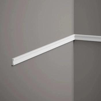 Listwa ścienna MDD316 biała wym. 200 x 0.5 x 1.5 cm, z ProFoam