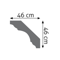 4.6 x 4.6 cm