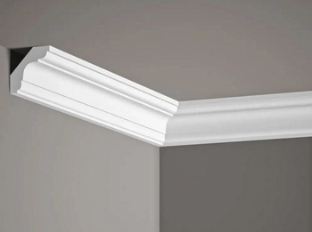 Listwa przysufitowa biała MDB112 wym. 200 x 4.4 x 4.4 cm, z ProFoam