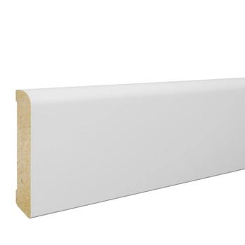 Listwa przypodłogowa MDF Biała Premium, 80x15 mm, Pedross - ostatnie 4,8 metra