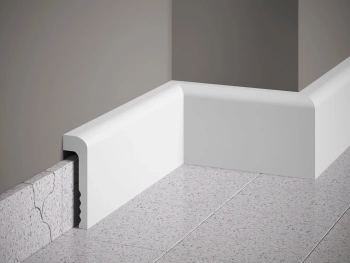 Premium Listwa Biała MD005P z PolyForce, wymiary 200 x 2.2 x 11 cm