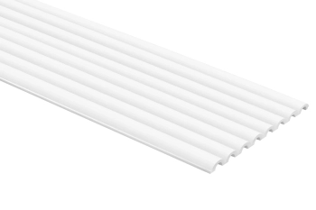 Panel ścienny WP001 Duna biały wym. 270 x 1.32 x 24.7 cm, z PolyForce