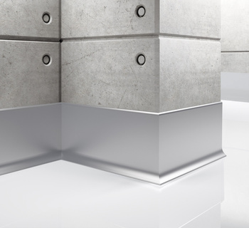 Aluminiowy cokół przypodłogowy Creativa LP80, długość 250cm