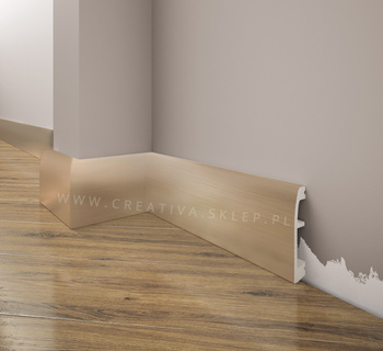 Cokół Przypodłogowy Creativa LPC-06i w Odcieniu Inox, Długość 244cm