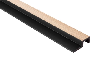 Zakończenie Lameli Prawej Jasny Dąb L0302R PolyForce wym. 270 x 2 x 6.2 cm