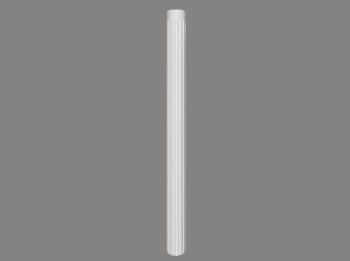 Kolumna ozdobna C3000W biała wym. 15 x 8 x 239.5 cm, z ProFoam