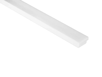 Zakończenie do Lameli Białe L0201LP, wymiary 270 x 1.2 x 2.8 cm, materiał PolyForce