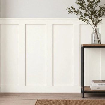 Boazeria ścienna FRAME do malowania - długość 200 cm, wysokość 123 cm + Farba biały RAL9010