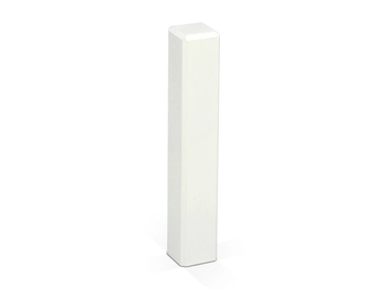 Drewniany łącznik/narożnik/zakończenie w formie słupka do listew przypodłogowych lakierowany 10,3cm
