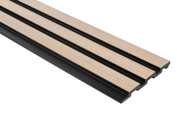 Lamela ścienna PolyForce L0202T w odcieniu jasny dąb, wymiary 200 x 1.2 x 12.1 cm