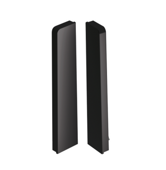 Zakończenia/zaślepki (L+P) MASTERLINE 80 Czarny RAL 9005 Mat