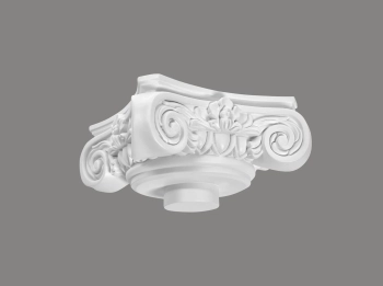Nasada kolumny C1001-1W biała wym. 30 x 30 x 11.5 cm, z ProFoam