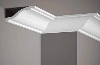 Listwa przysufitowa biała MDB127 wym. 200 x 13 x 6 cm, z ProFoam