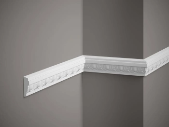 Listwa ścienna ProFoam MDC255, kolor biały, wymiary 200 x 1.6 x 5 cm
