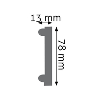7.8 x 1.3 cm