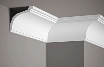 Listwa przysufitowa MD110 biała wym. 200 x 10.6 x 8.9 cm