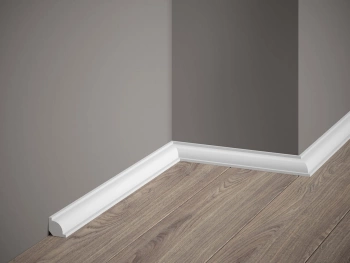 Premium Ćwierćwałek PolyForce MD001P RAL 9003 biały o wymiarach 200 x 2.1 x 2.1 cm