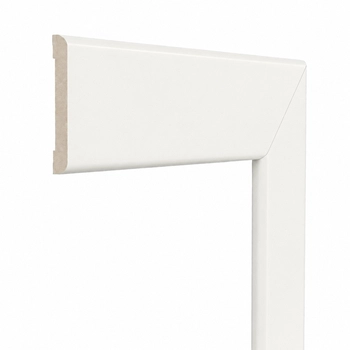 PRÓBKA 20 CM - Opaska drzwiowa MDF biała maskująca, obramowanie drzwi 6 cm