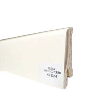 Listwa przypodłogowa KS60 biała white covered (240 cm x 6cm x 1,5cm)