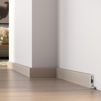 Listwa podłogowa Premium Floor Durofit PF060C w odcieniu cappuccino, szerokość 6 cm