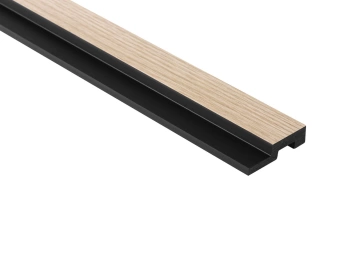 Zakończenie Lameli Prawej L0202RT w Jasnym Dębie o wymiarach 200 x 1.2 x 4.5 cm, wykonane z PolyForce