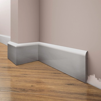Listwa przypodłogowa, cokół Creativa LPC-11a kolor aluminium 244cm