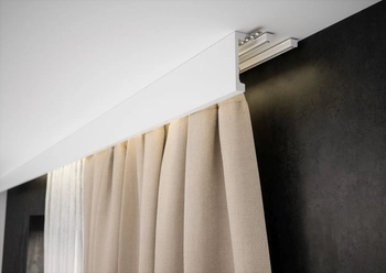 Maskownica Karnisza Creativa LK-03 biała, wym. 200 x 12 x 4.5 cm, LIGHTBLOCKER