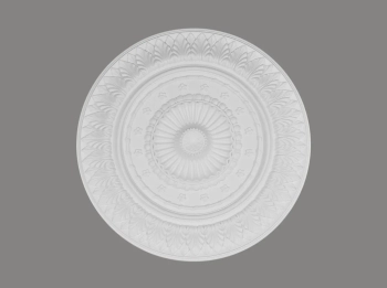 Rozeta sufitowa B3050 biała o wysokości 5.3 cm, z ProFoam