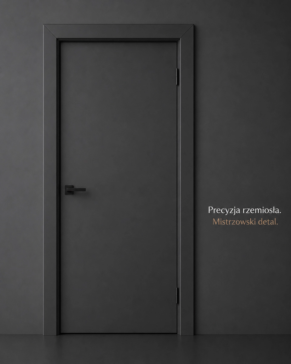 Struktura płyty MDF listwy maskujące do drzwi wewnętrznych grafit