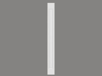 Pilaster D1515 biały wym. 200 x 2 x 19.7 cm, z ProFoam