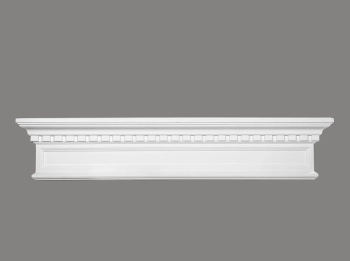 Portal nad drzwi D2531 biały wym. 124 x 8.8 x 25 cm, z ProFoam