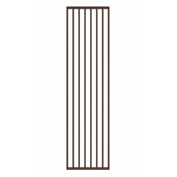 Ścianka przestrzenna działowa z lameli Dąb Brązowy 65x580x2750 mm