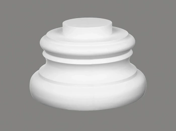 Biała podstawa do kolumny ozdobnej C5002-4W z ProFoam, wymiary 31 x 31 x 16 cm