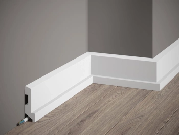 Premium Listwa Biała PolyForce MD024P wym. 200 x 2.7 x 8 cm