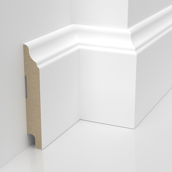 Listwa MDF biała z powłoką wodoodporną Havana, 10cm, próbka 20cm