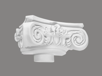 Nasada półkolumny C1002-1H biała wym. 36 x 18 x 12.5 cm, z ProFoam