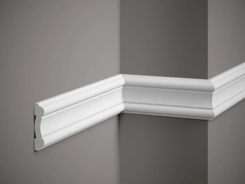Listwa ścieniowa ProFoam MDD339, kolor biały, wymiary 200 x 1.9 x 8.1 cm