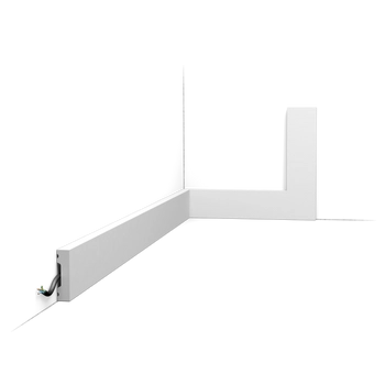 Listwa przypodłogowa RAL 9003 - Orac Decor SX162-RAL9003