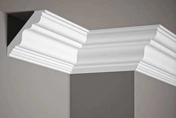 Listwa przysufitowa biała MDB108 wym. 200 x 10 x 10 cm, z ProFoam