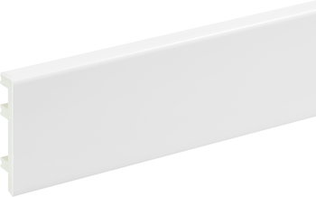 Listwa przypodłogowa Creativa STL80 z PVC, biała, lakierowana, linia Status, 220 cm