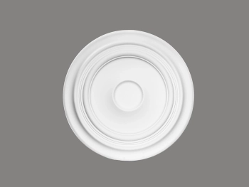 Rozeta sufitowa B3038 biała o wysokości 4 cm, z ProFoam