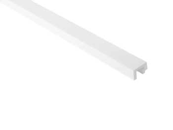 Lamela ścienna PolyForce - biała, lewe zakończenie, wymiary 270 x 2 x 3.1 cm, kod produktu: L0301LP