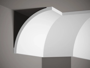 Biała Listwa Przysufitowa ProFoam MDB155 o wymiarach 200 x 21.6 x 21.6 cm