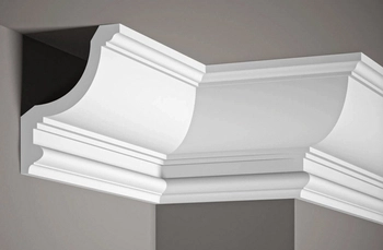 Listwa przysufitowa MDB154 biała wym. 200 x 12.5 x 15 cm, z ProFoam