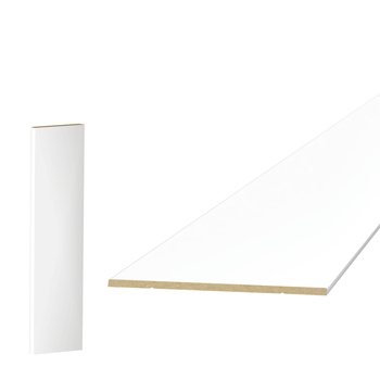 PRÓBKA 20 CM - Listwa boazeryjna ELEGANT XL, boazeria ścienna MDF, Biała Premium